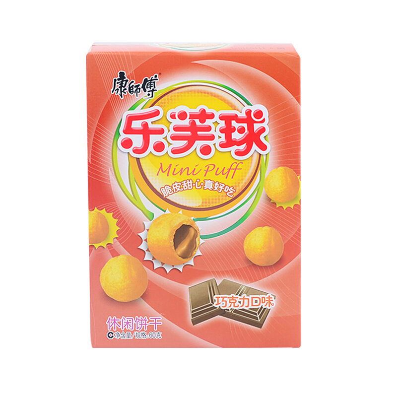 康师傅 乐芙球牛奶50g康师傅 乐芙球巧克力50g*5盒