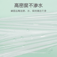 茶花一次性桌布塑料长方形家用酒店布圆桌加厚白薄膜透明台布餐桌防水野餐
