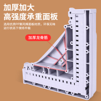家家尤洗衣机托架底座全自动滚筒8/10/12公斤通用支架移动万向轮带刹车 JJY-2001D塑料置物架可承重100kg