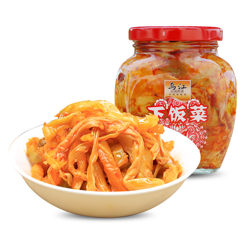 乌江黄花什锦下饭菜300g 瓶装 微辣 榨菜酱菜下饭菜 面条泡面包子好搭档 吃饭拌面 居家常备