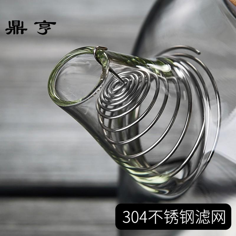 鼎亨 玻璃煮茶壶加厚耐热烧水壶套装 大小号家用茶具花果泡茶壶