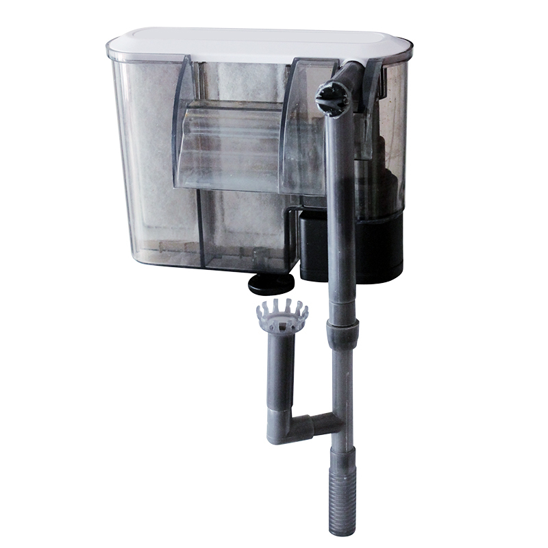 鱼缸过滤器三合一潜水泵净水过滤设备增氧小型水族箱外置壁挂瀑布视频