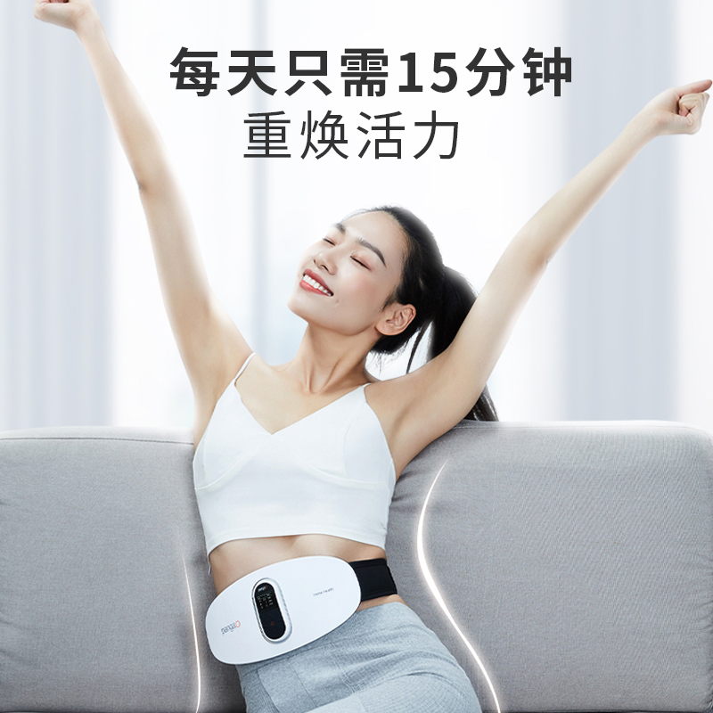 攀高(pangao) 腰腹部按摩仪 PG-2645 腰椎按摩仪 热敷护腰带 充电版高清大图
