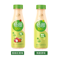 伊利畅意100%乳酸菌酸奶330ml 畅意原味益生乳酸菌12瓶整箱 包邮（保质期至九月）