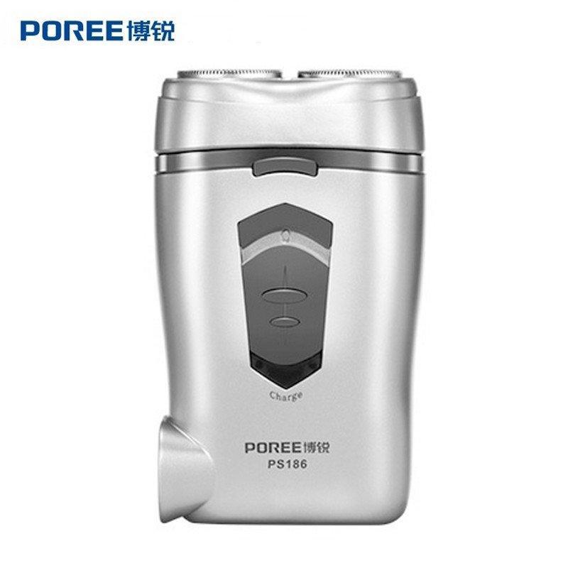 博锐（POREE）PS186 旋转式双刀头电动剃须刀
