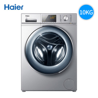 海尔(Haier) 10公斤全自动洗衣机滚筒 洗干一体直驱变频 智能联网 滚筒洗衣机 家用 G100678HB14SU1