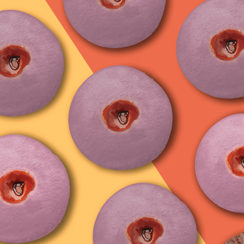 喜气炀旸紫薯味红糖肚脐饼600g*1 解馋早餐潮汕糕点休闲代餐网红零食高清大图