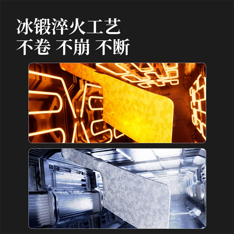 炊大皇刀具套装七件套家用菜刀切片刀斩砍骨 刀小厨刀水果刀柳叶刀七件套 TD07LY高清大图