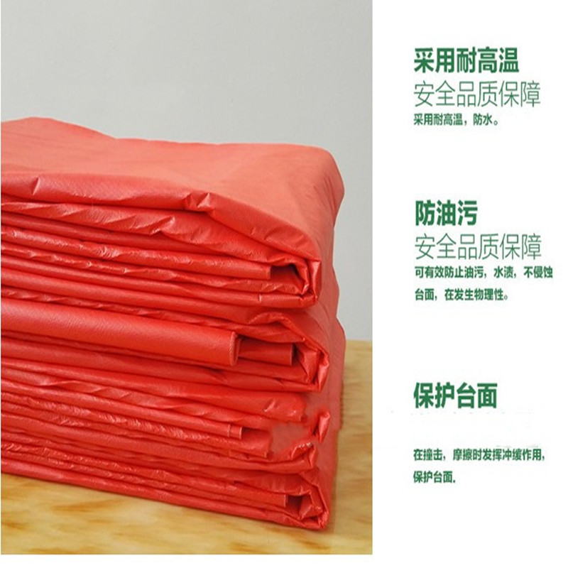 鸣固ZJ3935 一次性台布 一次性塑料桌布透明塑料台布 220cm*220cm 10片装高清大图