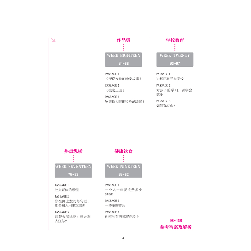 醉染图书20年时文英语(高考蓝版)9787229159047高清大图