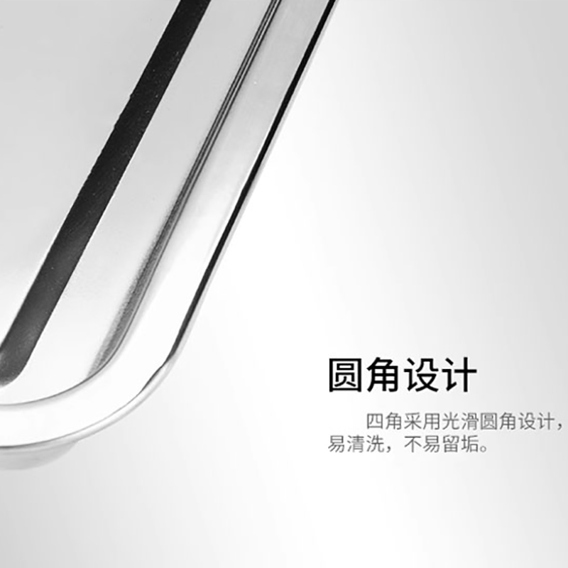 哈铁亿农 304不锈钢方盘 500*350*50/个高清大图