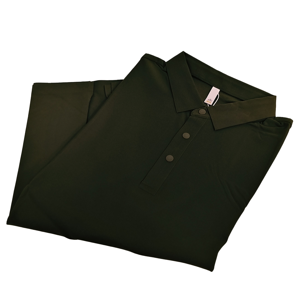 鸽护 短袖POLO 抗皱军绿 件高清大图