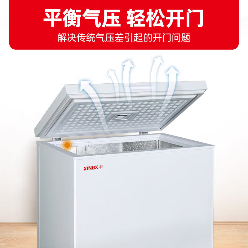星星(XINGX) 147升商用家用双温冰柜 迷你单温小冰箱冷藏冷冻冷柜BD/BC-147JE