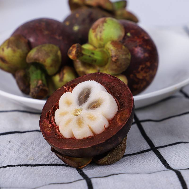 [西沛生鲜]印尼进口山竹 净重2.9斤 大果 4A-6A 热带新鲜水果高清大图