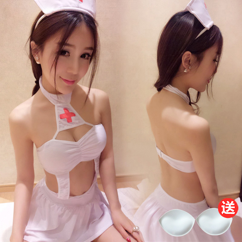 性感情趣内衣女激情趣套装骚透视装扮演透明小胸职业制服护士服