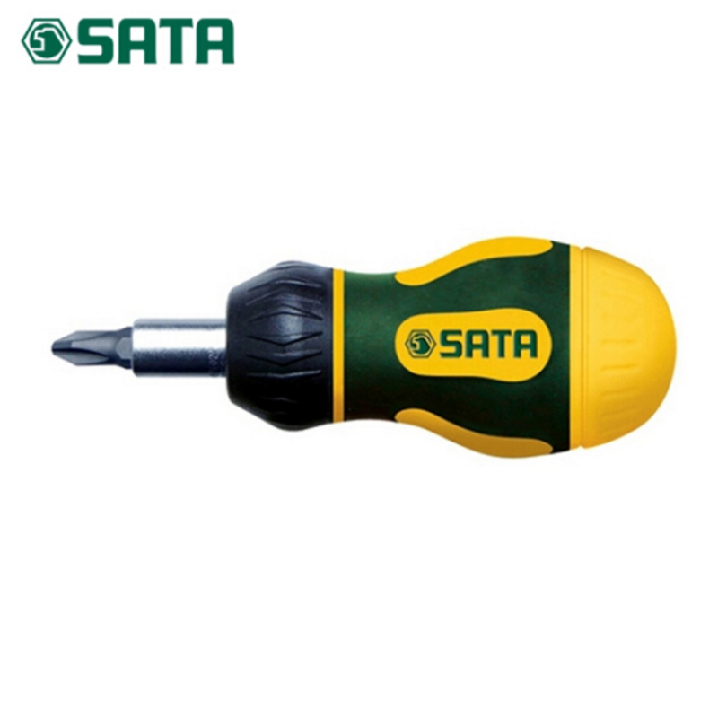 世达SATA 螺丝刀6件超短款棘轮螺丝批组套 09348