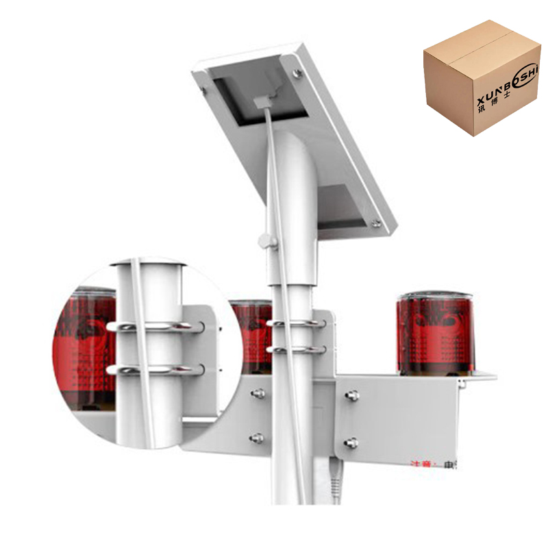 讯博士 TYNSGJBD130 2*0.4W 5V IP67 75次/min LED 太阳能声光警报灯(计价单位:盏)红白色高清大图