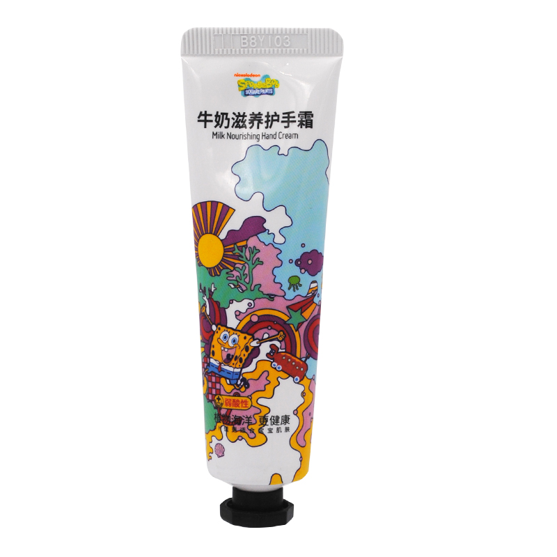 海绵宝宝CTY 牛奶滋养护手霜30g 深层滋润 保湿清香型 婴儿配方