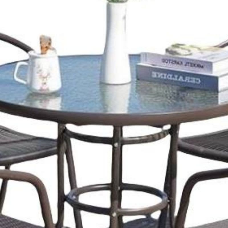 豫龙都户外桌椅四椅套图片