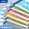 宝克(BAOKE)1005A 白卡纸封面笔记本子无线胶装软抄本办公记事本软面抄学生日记作业本[A5/100张]混色 1本