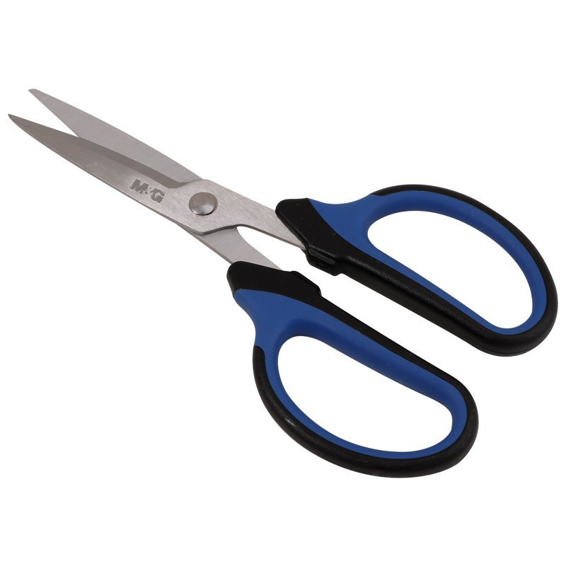 晨光(M&G)ASSN2245 剪刀 强力190mm(蓝)4把装高清大图