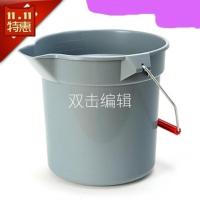 10升加水桶[带刻度无盖] 塑料桶手提加水桶收纳拖把垃圾桶加厚刻度保洁洗车钓鱼搅拌化工桶