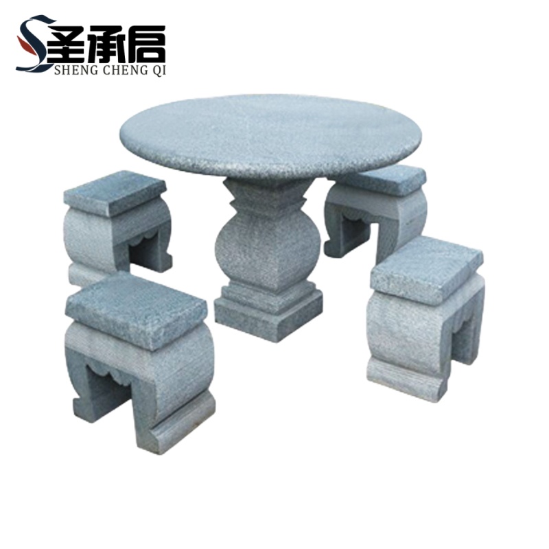 圣承启 户外桌椅 100圆桌+4凳 套