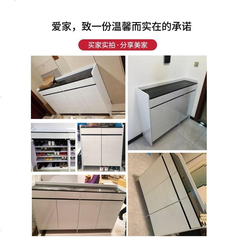 鞋柜家用口大容量欧式简约现代厅柜玄关鞋柜经济型收纳储物柜