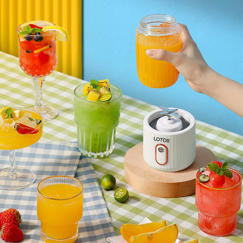 小浣熊果汁机g816双杯小型便携式家用多功能迷你榨果汁机学生宿舍电动