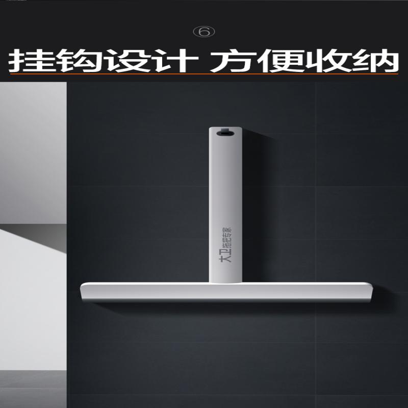 大卫 擦玻璃神器双面刷刮水器S6冰峰白(单只装)高清大图