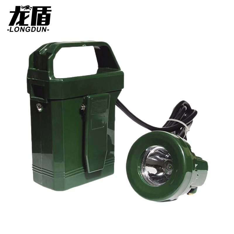 龙盾便携式防暴强光工作灯手提探照 两档调光