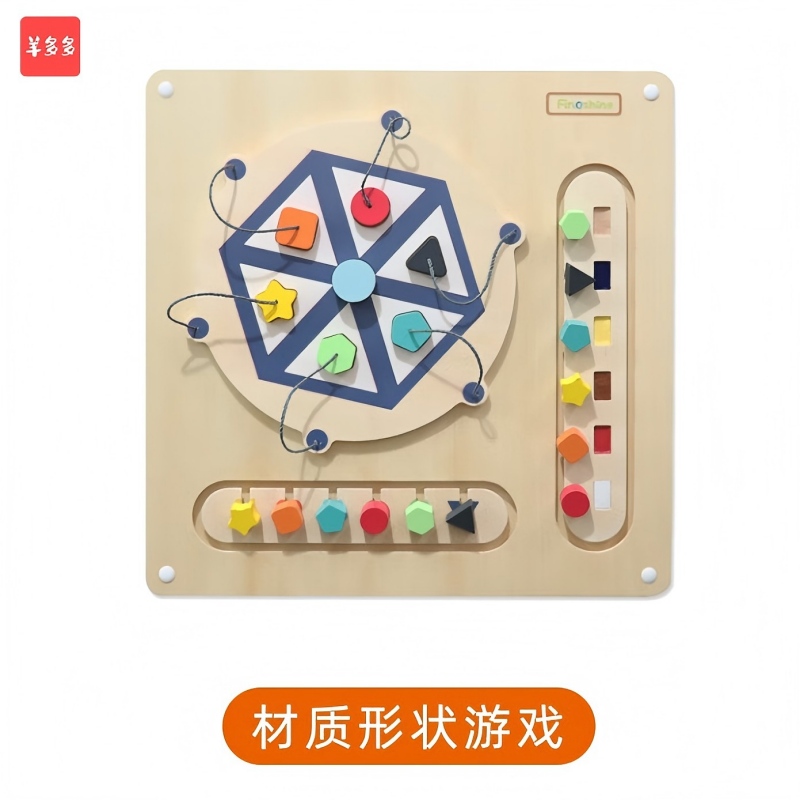 羊多多触摸墙儿童游乐玩具设备感统训练室内思维墙面 飞机墙面板高清大图