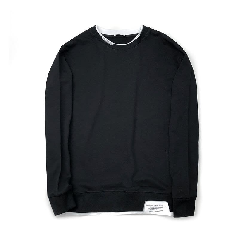 YUANSU徐太浪秋季男士休闲假两件圆领卫衣美式潮流2020新款外套长袖上衣卫衣图片