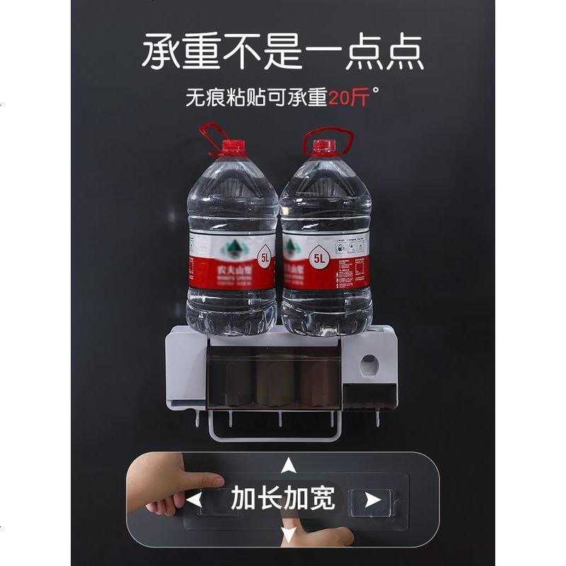 贴墙牙刷置物架漱口刷牙杯套装挂墙卫生间四口之家放牙缸的壁挂式