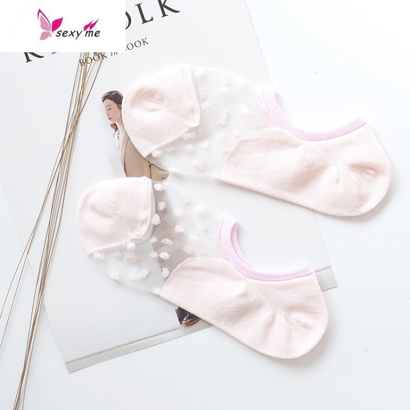 袜子女超薄夏季棉袜女透气可爱女士玻璃丝袜水晶隐形袜