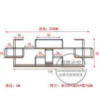 LOFT墙上置物架壁挂客厅电视背景墙隔板创意格子卧室墙壁书架装饰壹德壹