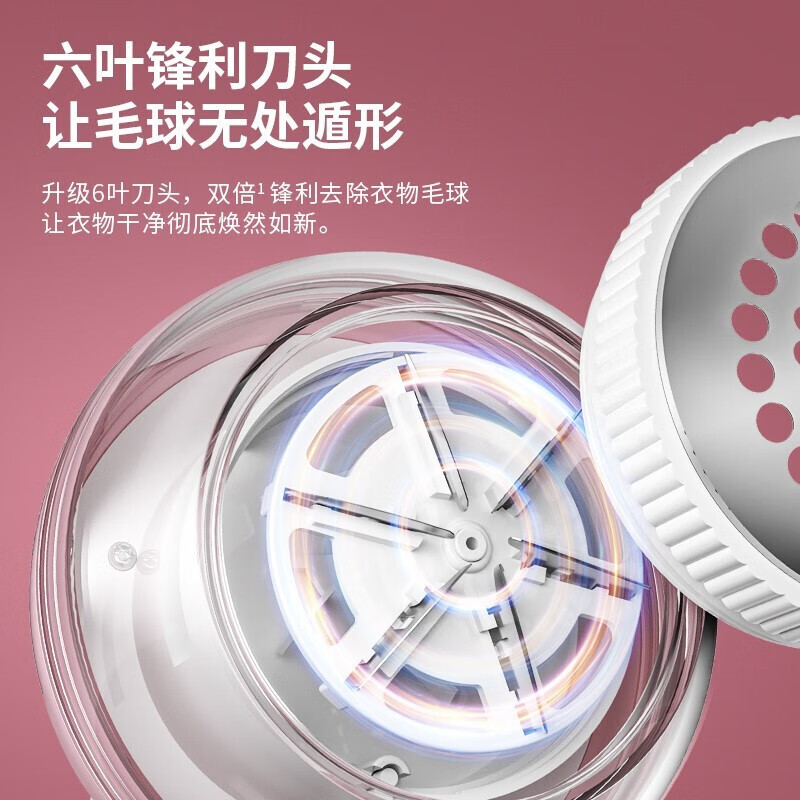 超人(SID)毛球修剪器电动剃绒器去毛球机除毛器打毛机衣服剃毛器刮毛机 RR2870粉色高清大图