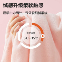 lalplna/袋鼠 儿童法兰绒家居服男童女童秋冬睡衣大童宝宝保暖珊瑚绒套装厚