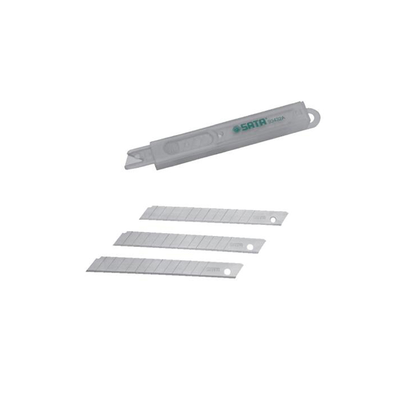工具库 世达SATA 10件套美工刀片 9x80mm 93432A