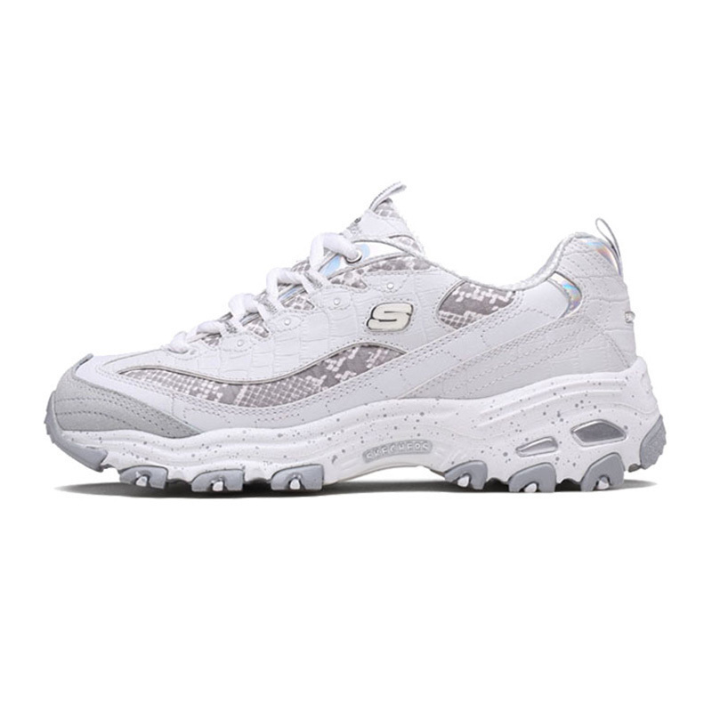 Skechers斯凯奇情侣鞋D’lites新款休闲鞋 复古熊猫鞋男女66666054/W SL