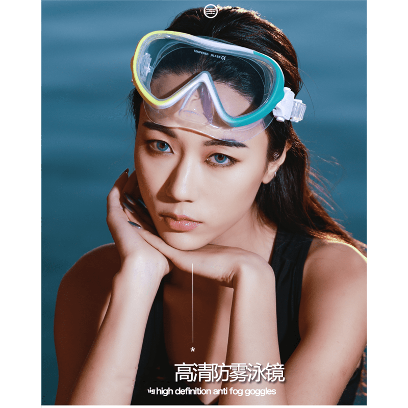 泳镜近视高清游泳眼镜闪电客干式游泳装备护鼻一体式潜水镜