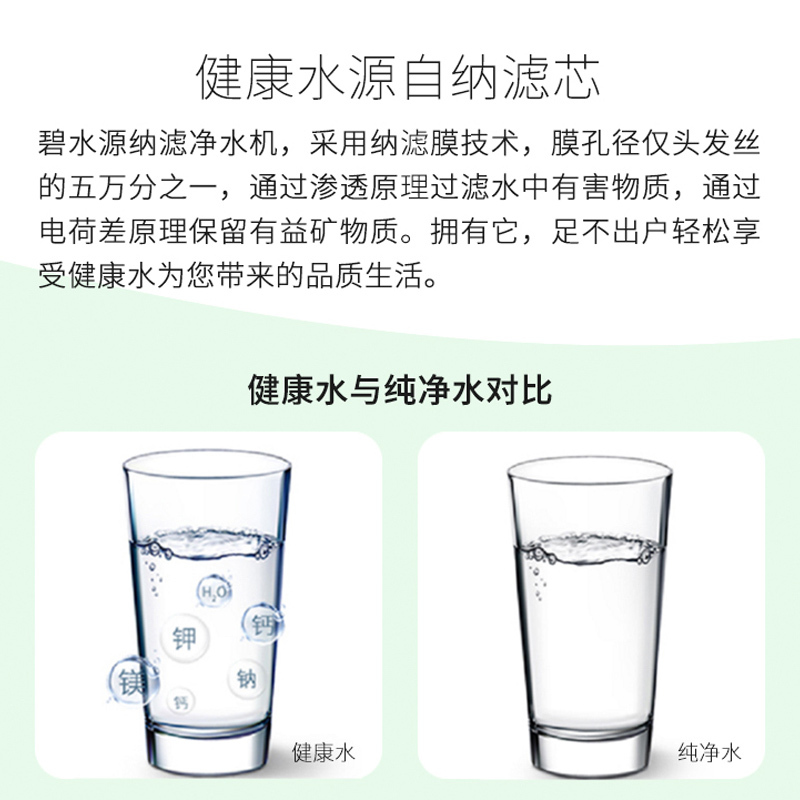 碧水源 校园净水器纳滤直饮净水机净饮一体机中学饮水D994M 适用150-200人
