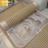 双面藤席沙发凉席坐垫冰丝沙发垫透气沙发席婴儿床通用夏季软席子 三维工匠