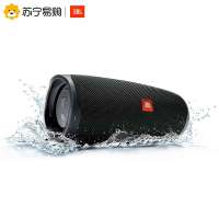 JBL CHARGE4 音乐冲击波四代 便携式蓝牙音箱+低音炮 户外迷你音箱 桌面音响 增强版赛道扬声器 黑色