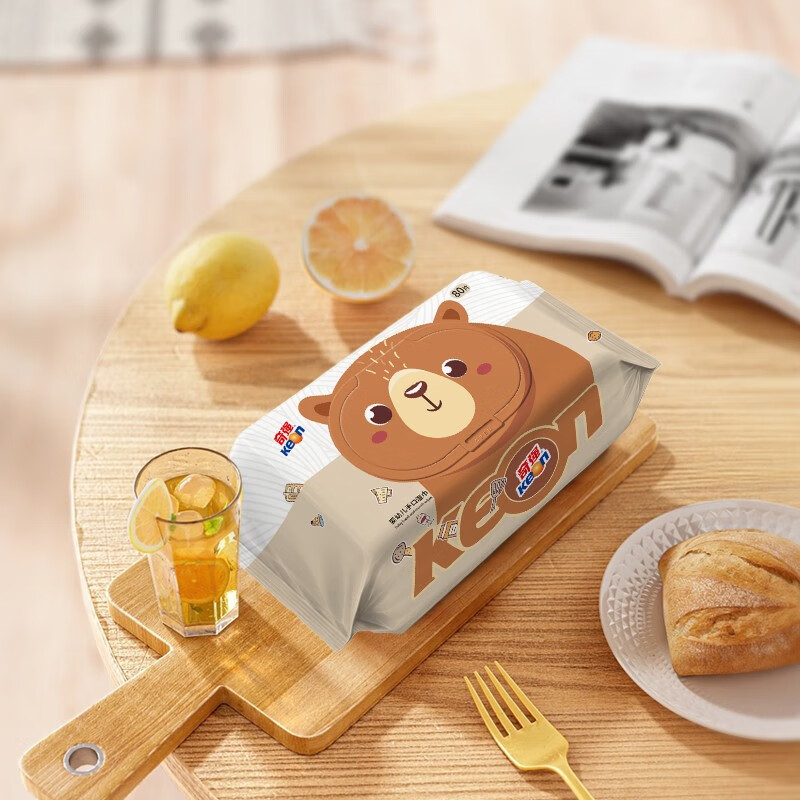 奇强湿巾1层*80片*4包呵护肌肤温和去渍QQSJD255高清大图