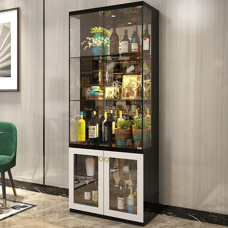 闪电客酒柜002 现代钢化玻璃酒柜闪电客柜边柜客厅转角拐角柜手办展示柜储物收纳三角柜 价格图片品牌报价 苏宁易购洛滑五金工具专营店