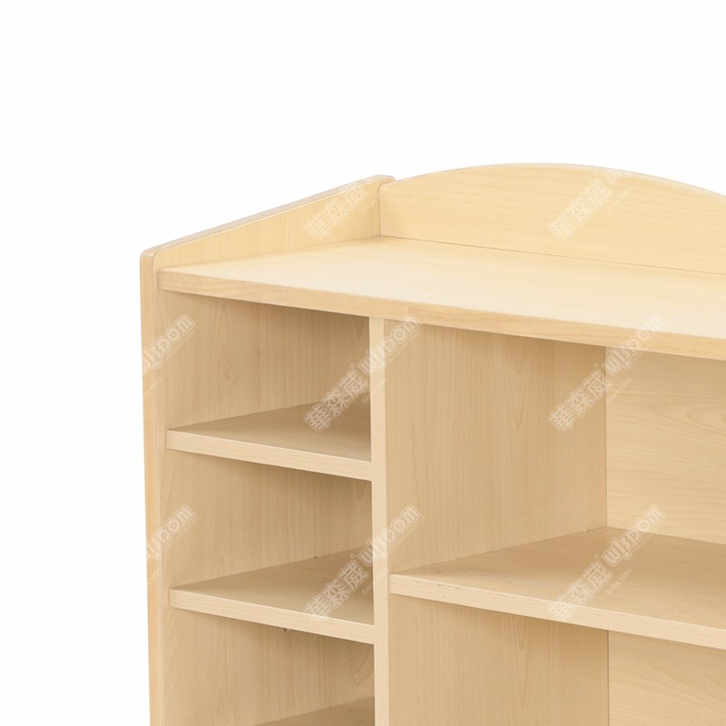 维也纳实木3层综合柜L80-枫木纹高清大图