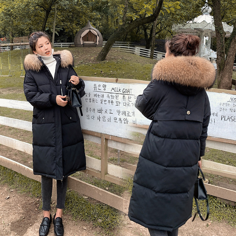 2025年新款冬季羽绒棉服女中长款棉衣宽松棉袄韩版大码面包服外套高清大图