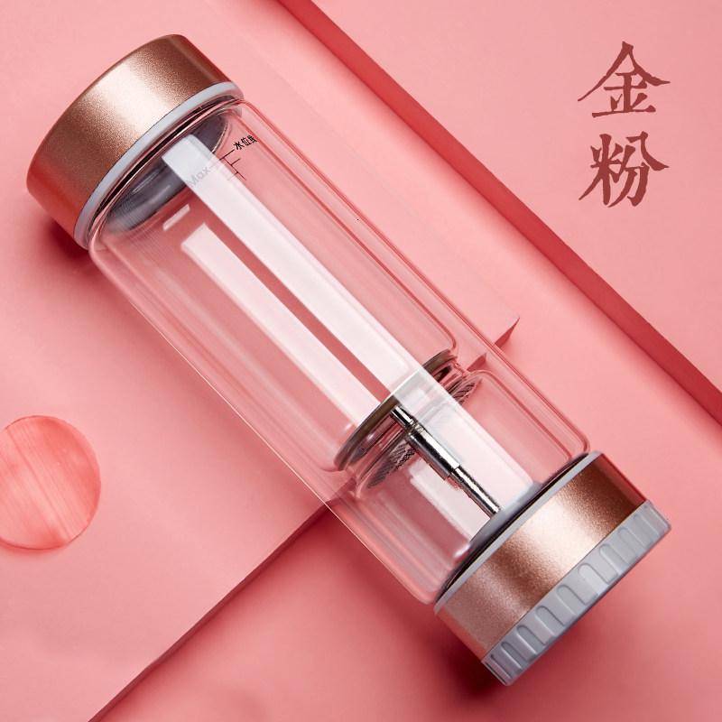 美帮汇茶水分离泡茶杯双层玻璃便携过滤旅行茶叶杯子男士水杯 乳白360ml高清大图