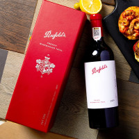 Penfolds 奔富FWT585红葡萄酒750ml礼盒装 原瓶进口红酒单瓶